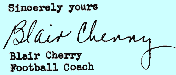 Cherry autograph