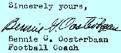 Oosterbaan autograph